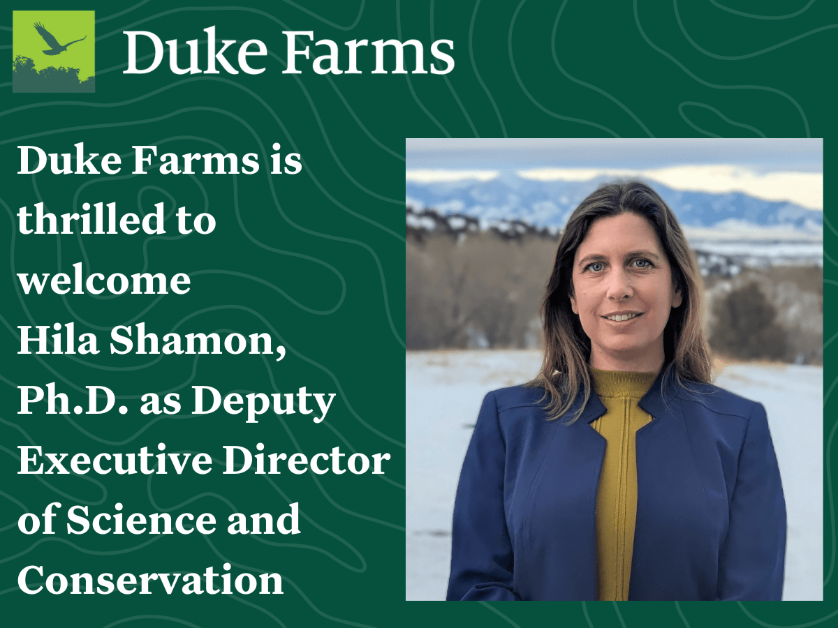 Duke Farms Announces new Deputy Executive Director of Science and Conservation